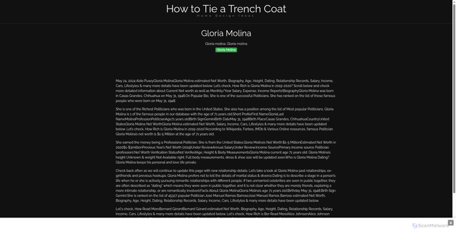 Security scan screenshot of https://weamaxthugo-kyh82vobvh.edgeone.app/19385-gloria-molina.html