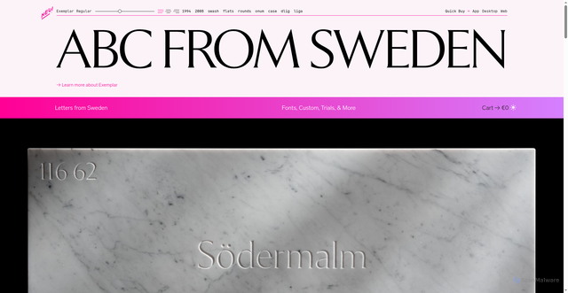 Security scan screenshot of https://lettersfromsweden.se