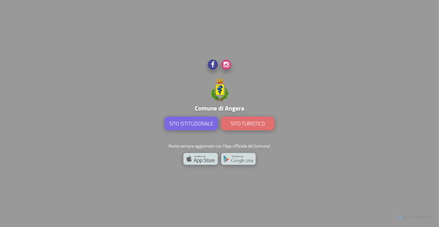Security scan screenshot of https://comune.angera.va.it/