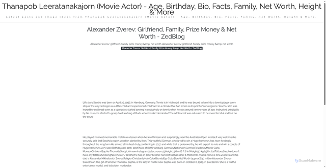 Security scan screenshot of https://nusaglobalmedia-dpsuywzva9wq.edgeone.app/alexander-zverev-girlfriend-family-prize-money-net-worth-zedblog.html
