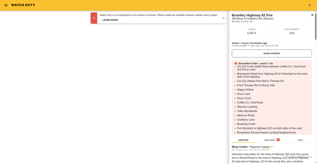 Security scan screenshot of https://app.watchduty.org/i/94228