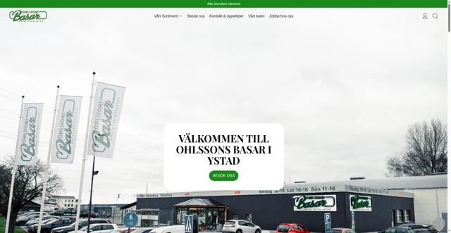 Security scan screenshot of https://ohlssonsbasar.se