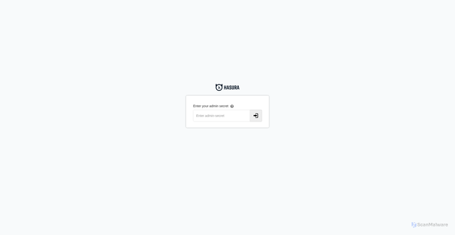 Security scan screenshot of https://hasura.iothings.site