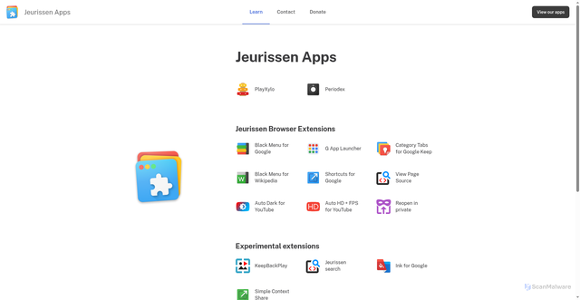 Security scan screenshot of https://apps.jeurissen.co