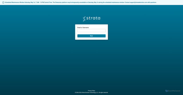 Security scan screenshot of https://api.stratanetwork.com