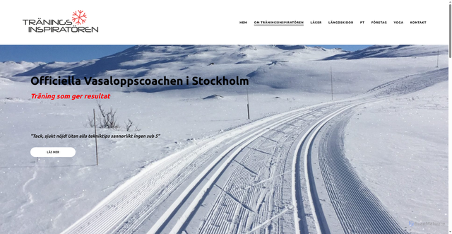 Security scan screenshot of https://traningsinspiratoren.se