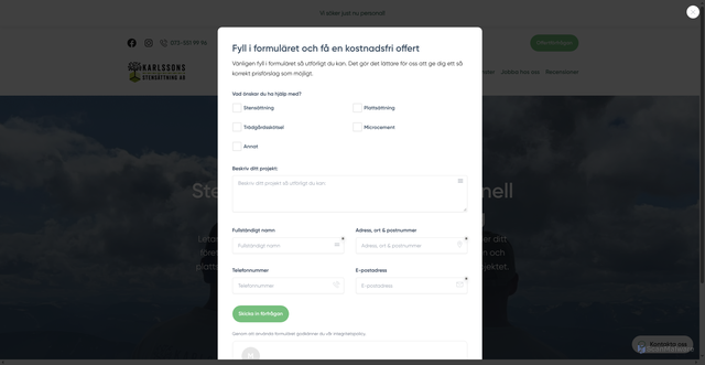 Security scan screenshot of https://xn--stensttareskne-9hbx.se
