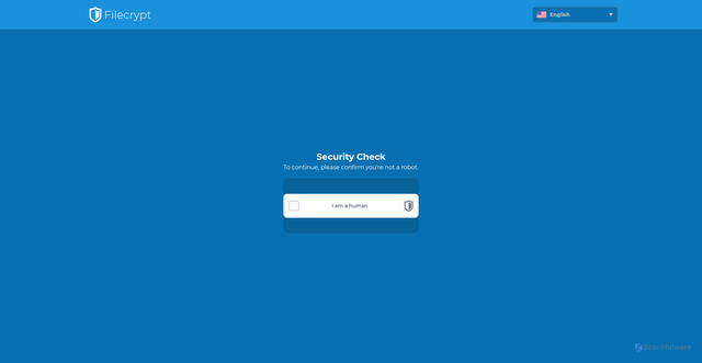 Security scan screenshot of https://filecrypt.cc/Container/4936F71798.html