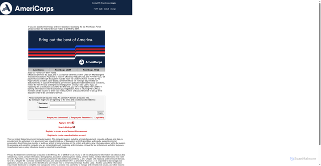 Security scan screenshot of dap.digitalgov.gov