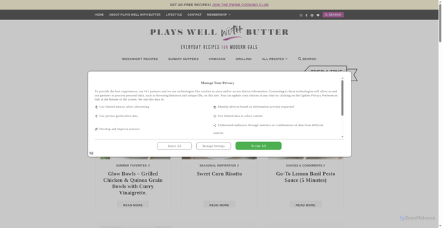 Security scan screenshot of https://playswellwithbutter.com