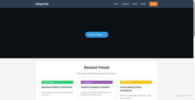 Security scan screenshot of http://conaga.pages.dev/