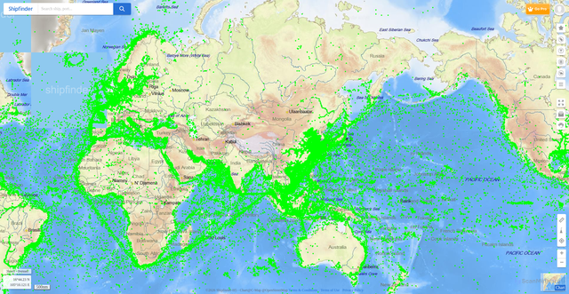 Security scan screenshot of https://www.shipfinder.com/
