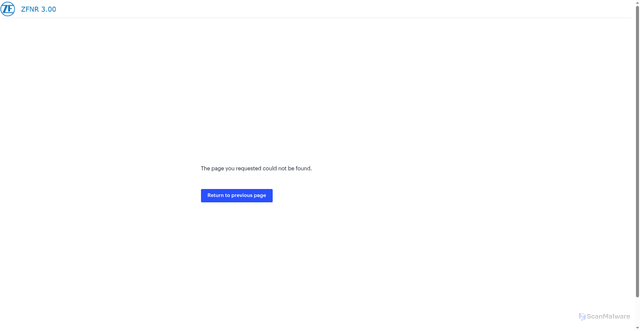 Security scan screenshot of https://ras.apa.zf.com
