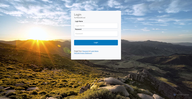 Security scan screenshot of https://ecatauth.lob.paccar.net