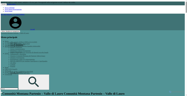 Security scan screenshot of https://www.cmparteniovallodilauro.it/
