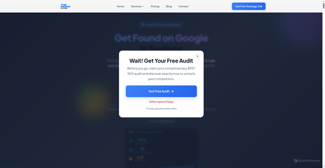 Security scan screenshot of https://theprofitplatform.com.au/locations/sydney/