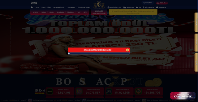 Security scan screenshot of https://meriyking2006.com/play/slot/pragmaticplay/vs10bbbmerit/18976/0