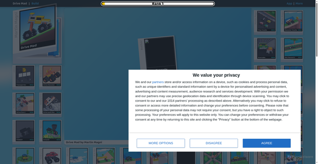 Security scan screenshot of https://www.drivemad.com