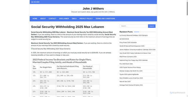 Security scan screenshot of https://johnjwithersj.pages.dev/bslhs-social-security-withholding-2025-max-lekaren-yaldd/