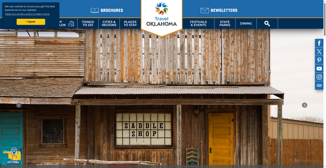 Security scan screenshot of https://www.travelok.com/sayre