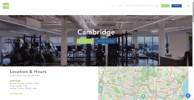 Security scan screenshot of https://healthworksfitness.com/cambridge/