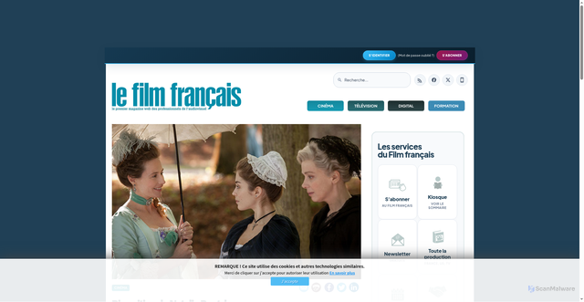 Security scan screenshot of https://www.lefilmfrancais.com/cinema/177162/disparition-de-natalia-dontcheva