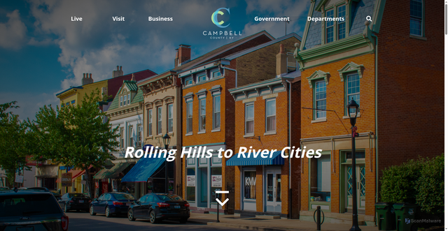 Security scan screenshot of https://campbellcountyky.gov/
