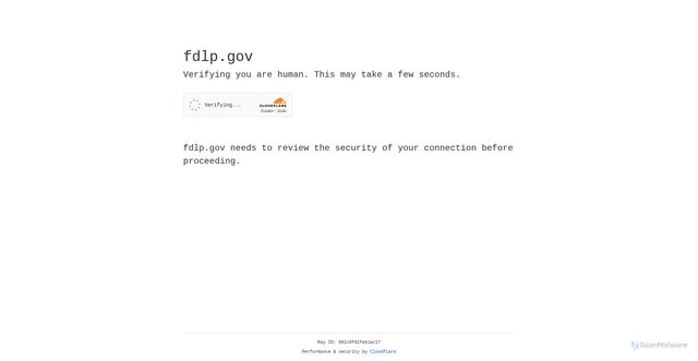 Security scan screenshot of https://fdlp.gov/