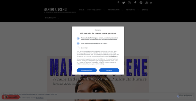 Security scan screenshot of https://www.makingascene.org/an-interview-with-david-clayton-thomas/