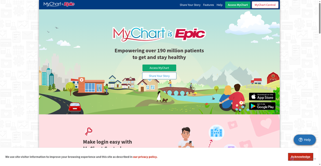 Security scan screenshot of https://epic-mychartdotorg-prd-gchxhdgubacnaph7.z01.azurefd.net