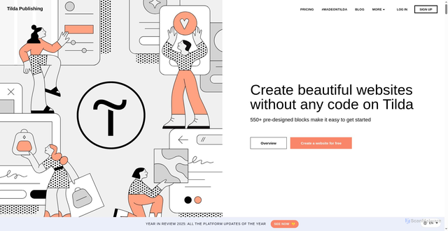 Security scan screenshot of https://tilda.ru