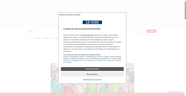 Security scan screenshot of https://soirmag.lesoir.be/715347/article/2025-12-06/une-region-absente-du-concours-miss-france-2026-voici-pourquoi