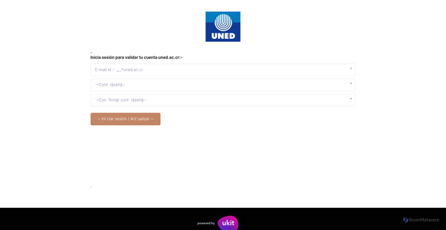 Security scan screenshot of https://unedaccr.ukit.me/