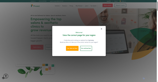 Security scan screenshot of https://www.phorest.com