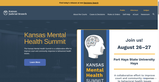 Security scan screenshot of https://kscourts.gov/Home
