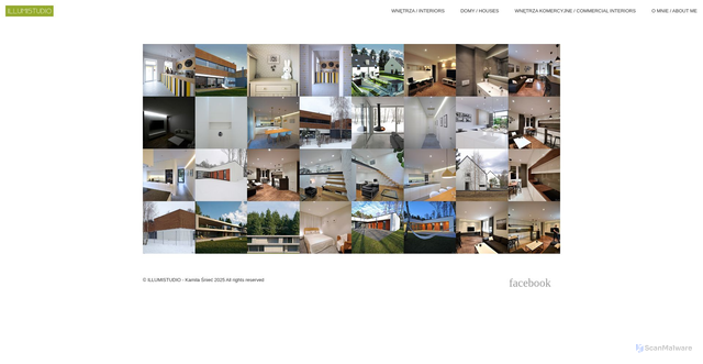 Security scan screenshot of https://illumistudio.com