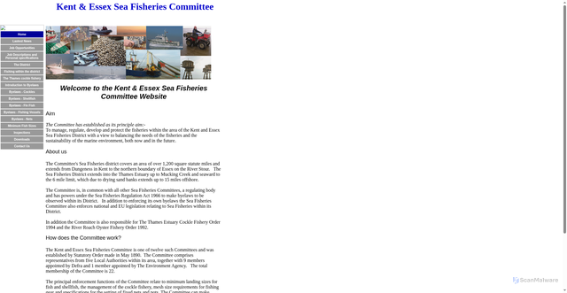 Security scan screenshot of http://www.kentandessex-sfc.co.uk/