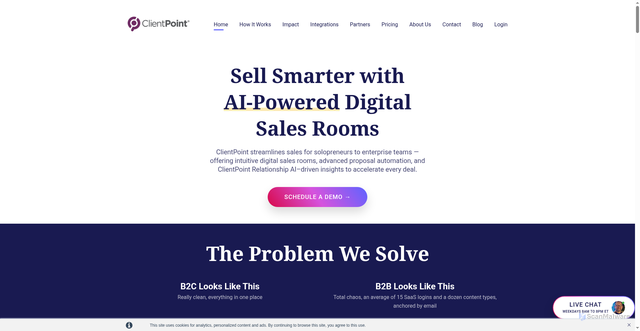 Security scan screenshot of https://clientpoint.net