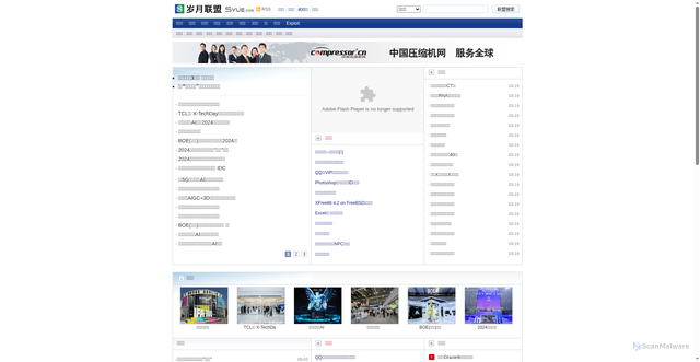 Security scan screenshot of https://www.syue.com