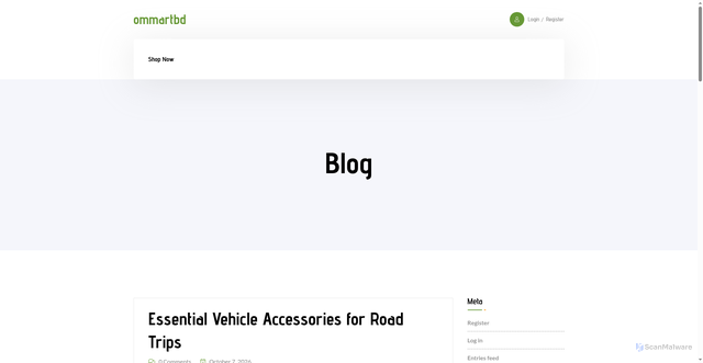 Security scan screenshot of https://ommartbd.com