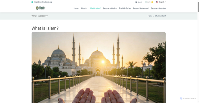 Security scan screenshot of https://muslimglobal.org/what-is-islam-lang-en/what-is-islam-en