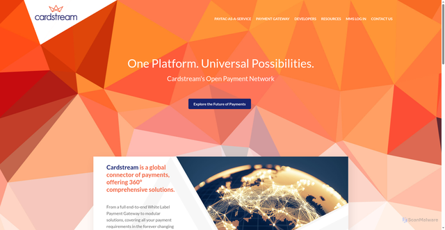 Security scan screenshot of https://cardstream.com