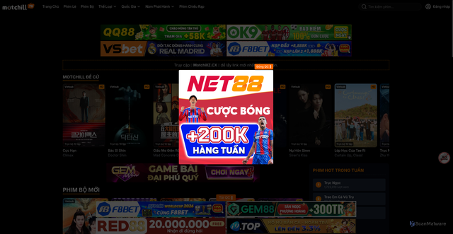 Security scan screenshot of https://motchillie.fm