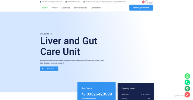 Security scan screenshot of https://gastroliver.com.pk