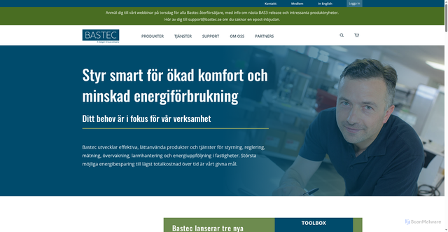 Security scan screenshot of https://webbduc.se