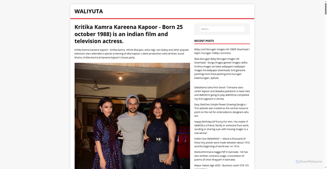 Security scan screenshot of https://atuyilar.pages.dev/posts/kritika-kamra-kareena-kapoor