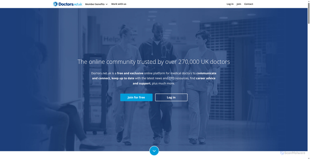 Security scan screenshot of https://doctors.net.uk