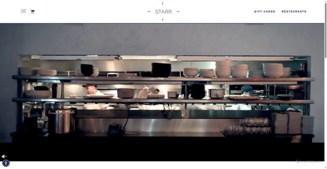 Security scan screenshot of https://starr-restaurants.com/