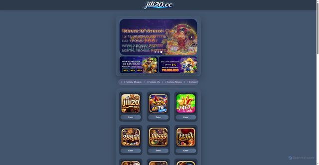 Security scan screenshot of https://jili20.xyz/?host=https://t94cvt.com?ch=64279