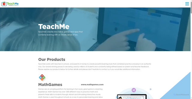 Security scan screenshot of https://teachme.com